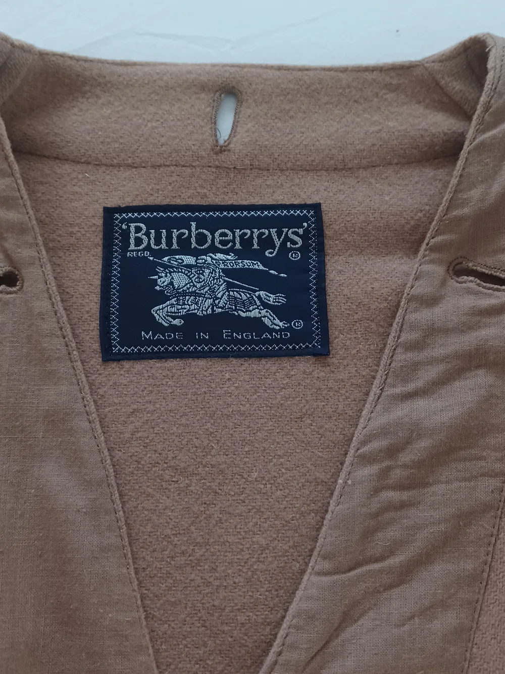 Burberry Check Heritage Trench Coat Honey Beige Size 6 - Picture 12 of 16